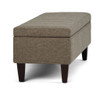 Monroe - Storage Ottoman - Fawn Brown