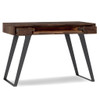 Lowry - Small Desk - Distressed Charcoal Brown