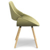 Malden - Bentwood Dining Chair - Acid Green / Light Brown