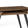 Lowry - Small Desk - Rustic Natural Aged Brown