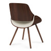Malden - Bentwood Dining Chair With Wood Back - Cream