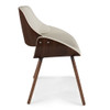 Malden - Bentwood Dining Chair With Wood Back - Cream