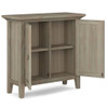 Redmond - Low Storage Cabinet - Distressed Gray