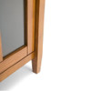 Warm Shaker - Medium Storage Media Cabinet - Light Golden Brown