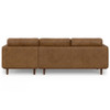 Morrison - Right Sectional Sofa - Caramel Brown