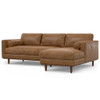 Morrison - Right Sectional Sofa - Caramel Brown