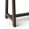 Sawhorse - Bedside Table - Dark Chestnut Brown