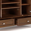 Warm Shaker - Handcrafted TV Media Stand - Russet Brown