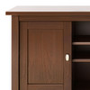 Warm Shaker - Handcrafted TV Media Stand - Russet Brown