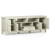 Warm Shaker - TV Media Stand - Antique White