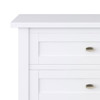 Warm Shaker - Bedside Table - White