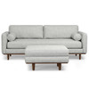 Morrison - Sofa And Ottoman Set - Mist Gray