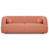 Anna - French Boucle Sofa - Pink