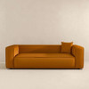 Marshall - Modern Boucle Sofa - Dark Yellow