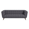 Addison - Large Sofa - Brown / Dark Gray