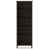 Warm Shaker - 5 Shelf Bookcase - Brown