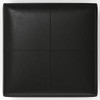 Gabbie - Square Coffee Table Storage Ottoman - Black