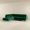 Brooke - Sectional Sofa Left Facing - Green