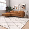 Anthony - Corner Sectional Sofa Left Facing - Orange