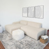 Mar - Sectional Sofa Left Facing - Cream