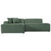 Mar - Sectional Sofa Left Facing - Green
