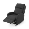 Wide Manual Rocker Standard Recliner - Dark Gray