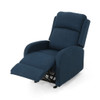 Wide Manual Rocker Standard Recliner - Navy Blue