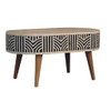 Inlay - Edessa Bone Coffee Table - Oak