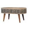 Inlay - Edessa Bone Coffee Table - Oak