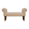 Boucle Bench - Cream