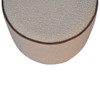 Serenity - Large Round Footstool - Chestnut
