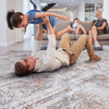 Payas - 2' X 8' Geometric Runner Rug - Beige