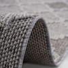 Guros - 5' X 7' Trellis Indoor / Outdoor Area Rug - White / Gray