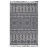 Guros - 5' X 7' Traditional Indoor / Outdoor Area Rug - White / Gray