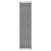 Guros - 2' X 8' Traditional Indoor / Outdoor Area Rug - Gray / White