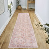 Maval - 2'6'' X 10' Washable Runner Rug - Beige