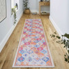 Maval - 2'6'' X 10' Washable Runner Rug - Cream