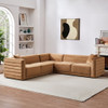 Solo - Corner Sectional Sofa - Cognac