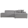 Mar - Sectional Sofa Right Facing - Gray