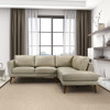 Benson - Sectional Sofa Right Facing Chaise - Beige