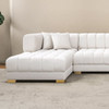 Marlow - U Shape Corner Sofa - Ivory