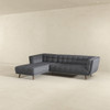Addison - Left Sectional Sofa - Ash Gray