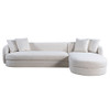 Chandler - Right Sectional Sofa - Cream