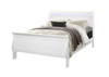 Charlston - Full Bed With LED - White