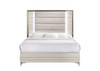 Star - Queen Bed With LED - White