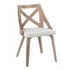 Charlotte - Farmhouse Chair (Set of 2) - White Washed / Cream