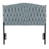 Braided Matisse - Twin Size Headboard - Black / Blue