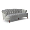 La Rosa - Victorian Chesterfield Tufted Sofa - Opal Gray