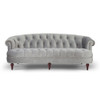 La Rosa - Victorian Chesterfield Tufted Sofa - Opal Gray