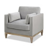 Knox - Modern Farmhouse Arm Chair - Opal Gray
